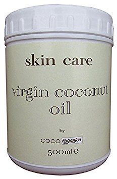 Premium & Pure Virgin Coconut Oil by Coco Organica Skin Care - Suitable for Cradle Cap Nappy Rash Skin Care Moisuriser for Babies Children Adults