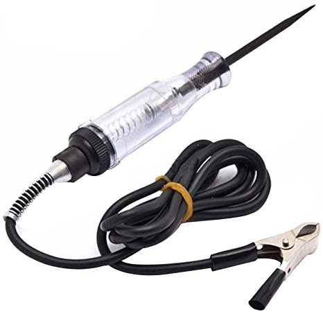 PODOY 120cm Car Voltage Circuit Tester for 6-36V DC Long Systems Probe Continuity Test Light