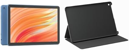 Tablet Bundle: Includes Amazon Fire HD 10 tablet, 10.1" (2023 Release) | 64 GB | Ocean & Case