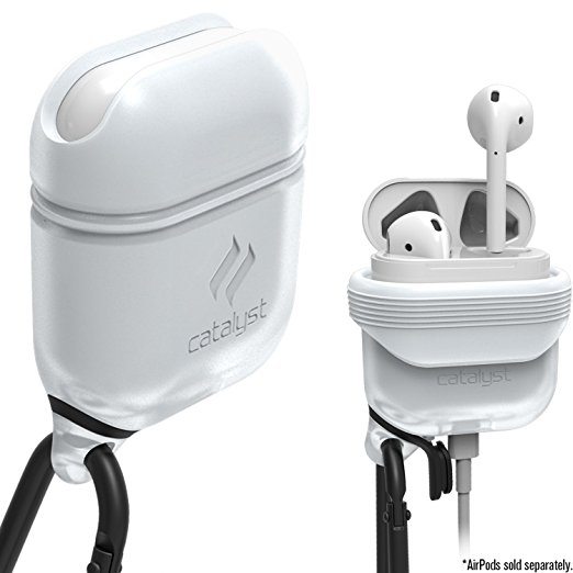 Catalyst Premium Quality Waterproof Shock Resistant Case for Apple AirPods (Frost White)