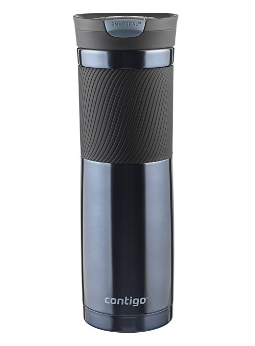 Contigo Snapseal(TM) Byron Stainless Steel Travel Mug, 24 oz., Stormy Weather