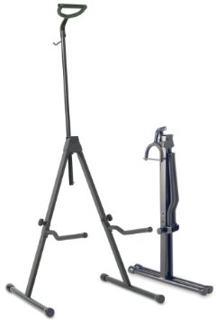 Stagg SV-CE Adjustable Foldable Stand for Cello with Hook for Bow - Black