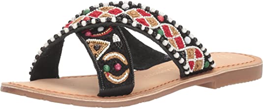 Purfect Beaded Slide Sandal