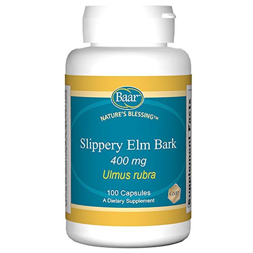 Nature's Blessing Slippery Elm Bark, 400 mg, Capsules - 100 Count