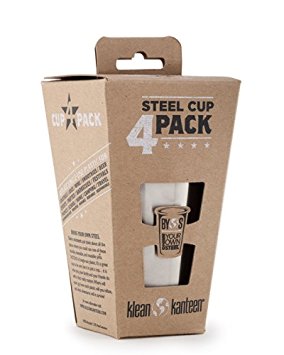 Klean Kanteen Stainless Steel 10 oz. Cup 4 Pack