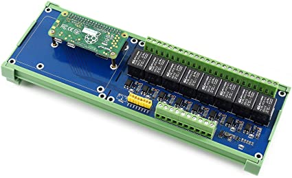 Waveshare Raspberry Pi Expansion Board 8 Channel Relay Expansion Board 5V Power Supply Supports Raspberry Pi A /B /2B/3B/3B  Control High Voltage Home Appliances