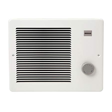 Broan 170 Wall Heater, 500/1000 Watt 120 VAC, White Painted Grille