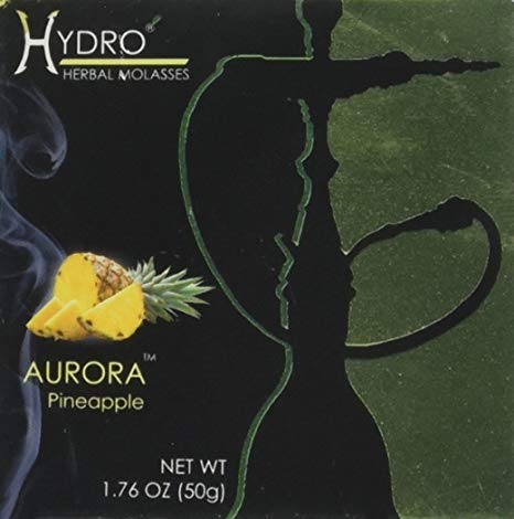 Hydro Herbal 50g Pineapple Hookah Shisha Tobacco Free Molasses