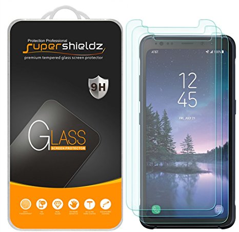 [3-Pack] Supershieldz for Samsung "Galaxy S8 Active" (Not Fit For Galaxy S8 / S8 Plus Model) Tempered Glass Screen Protector, Anti-Scratch, Anti-Fingerprint, Bubble Free, Lifetime Replacement Warranty