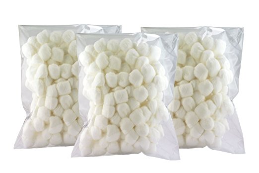 Linda Multipurpose 100% Pure Cotton Balls, Large 300 Count