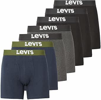 Levi's Mens Underwear 7 Pack Mens Boxer Briefs for Men Cotton Stretch