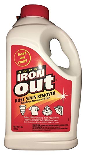 Iron Out IO65N Rust Stain Remover Multi Purpose Rust Stain Remover for Toilets, White Laundry, Sinks, Tubs, Tile and More (5 Pounds, 1 Pack) (5 Pounds, 1 Pack)