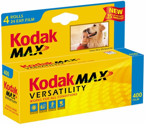 Kodak GC135-24-4H Gold Max 400 Speed 24 Exposure 35mm Film - 4 Pack