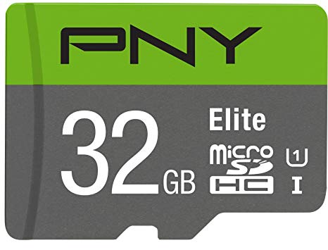 PNY 32GB Elite Class 10 U1 microSDHC Flash Memory Card (P-SDU32GU1CB-GE)