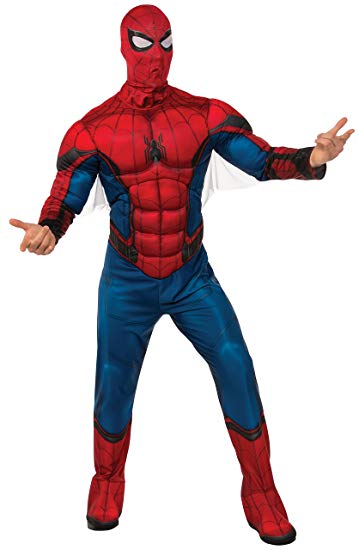 Rubie's Deluxe Spiderman Mens Costume