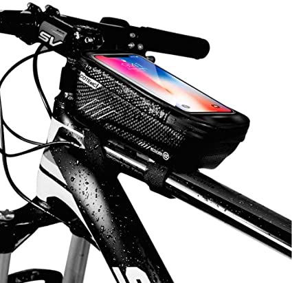 COTEetCI Bike Storage Bag Bicycle Accessories Road Bike Repair Tool Bag Bicycle Frame Phone Moute Bike Top Tube Bag