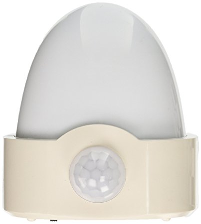 Dorcy Battery Operated LED Wireless Motion Sensor Night Light with Auto Shut Off, White (41-1076)