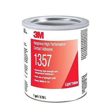 3M Neoprene High Performance Contact Adhesive 1357, Gray-Green, 1 Gallon Can