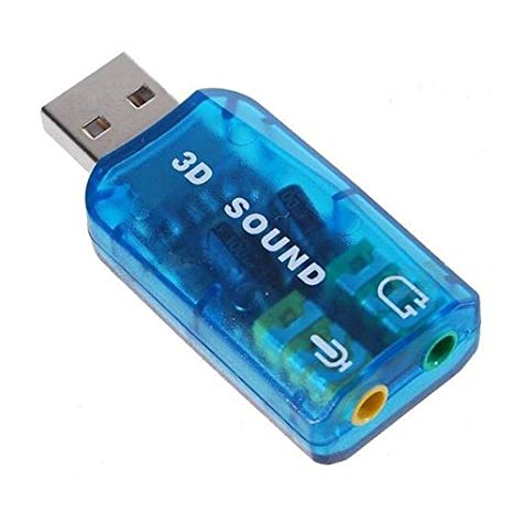 BY champper USB 5.1 Stereo Sound Card Adaptor (Windows 7 Compatible)
