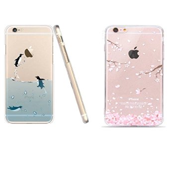 2pcs iPhone 6 6S plus Case,iphone 6 plus Case,iphone 6/6S plus Protective Case Soft Flexible TPU Transparent Skin Scratch-Proof Case for iPhone 6/6S plus(5.5 inch)[2 pcs HD SP]