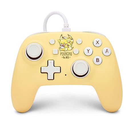 PowerA Nano Wired Controller for Nintendo Switch - Pikachu Friends, Comfortable ergonomics for hands of all sizes, Officially licensed for Nintendo Switch and Nintendo Switch Lite