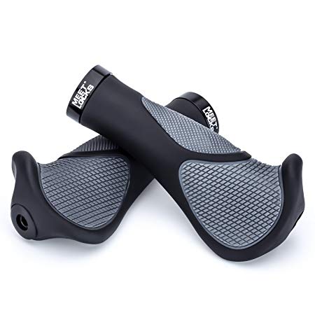 MEETLOCKS Bike Grips Comfort Ergo Handlebar Grip Designed for MTB BMX Cycling