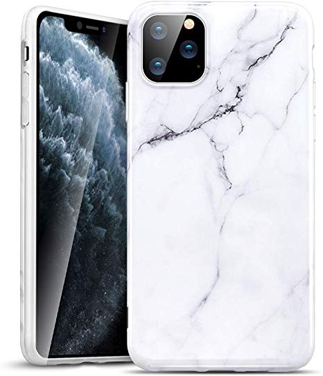 ESR Marble Case Compatible with iPhone 11 Pro, Slim Soft Flexible TPU, Marble-Pattern Cover for iPhone 11 Pro 5.8" (2019 Release), White Sierra