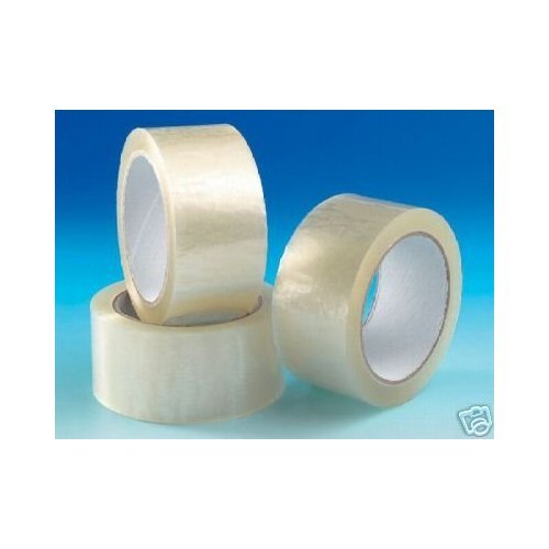 6 ROLLS CLEAR PACKING TAPE, PARCEL TAPE