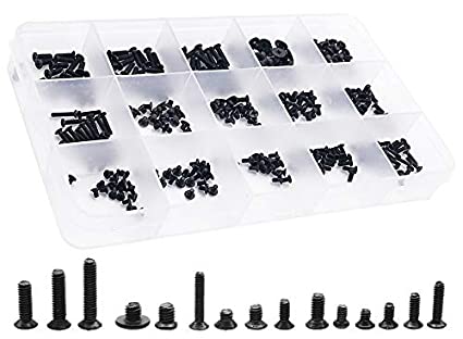 JianFeng 300Pcs Laptop Notebook Computer Screws Replacement Kit for Lenovo Toshiba Gateway Samsung HP IBM Dell Sony Acer Asus