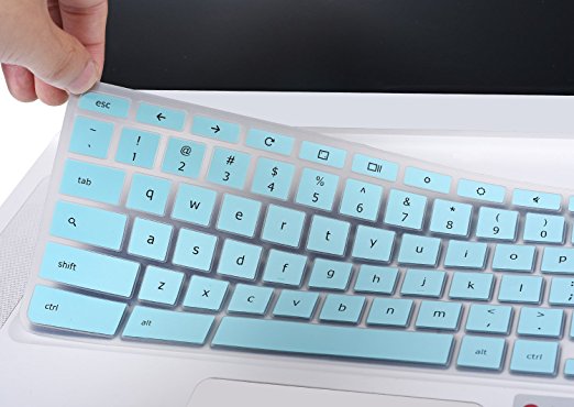 Acer Chromebook 15 Keyboard Cover, Ultra Thin Anti Dust Keyboard Skin for 15.6" Acer Chromebook 15 CB3-531 CB3-532 CB5-571 C910 Chromebook US Layout, Mint Green