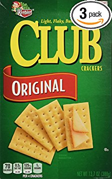 Keebler Club Crackers Original, 13.7 Oz. (Pack of 3)