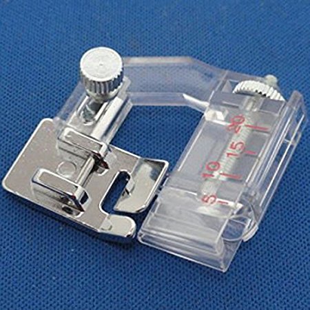 Kalevel® Portable Snap-on Bias Binder Tape Binding Sewing Machine Presser Foot Sewing Supplies for All Low Shank Snap-on Singer Brother Babylock Euro-pro Janome Kenmore White Juki New Home Simplicity Elna Husqvarna Janome Bernina