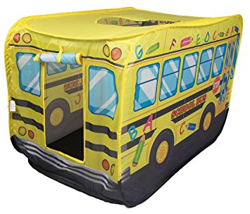 School Bus Kids Indoor and Outdoor Play Tent - Easy Assembly