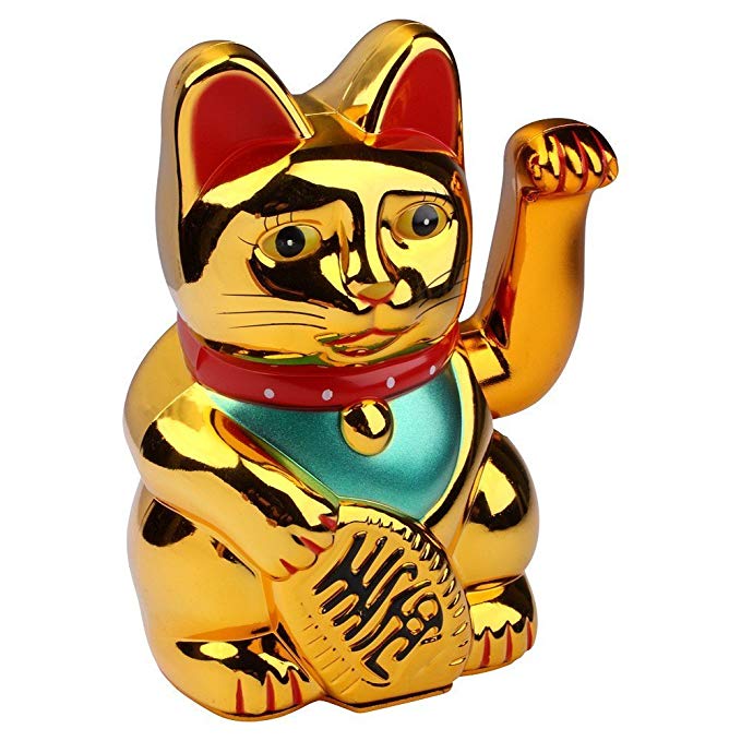 New Waving Lucky Fortune Cat size 6