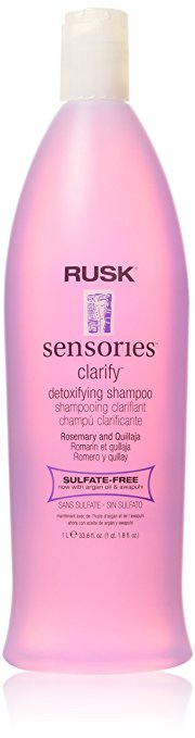 Rusk Sensories Clarify Rosemary & Quillaja Detoxifying Shampoo Sulfate Free, 33.8 oz