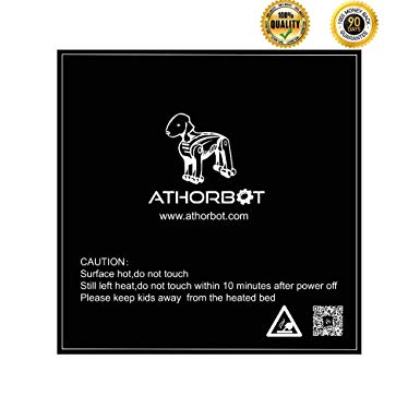 Athorbot 3D Printing Build Surface, Black (Pack of 3) (220mmX220mm) for Anet 8