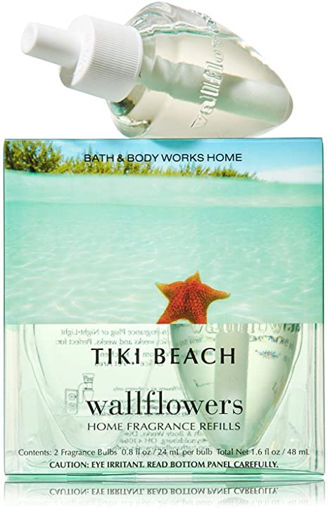 Bath & Body Works Wallflowers Home Fragrance Refill Bulbs 2 Pack Tiki Beach