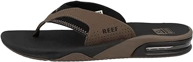 Reef Men's Flip Flop Sandals, Grey White, womens 10, Grey White, womens 10