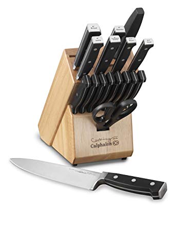 Calphalon 18 Piece Cutlery Set, Black