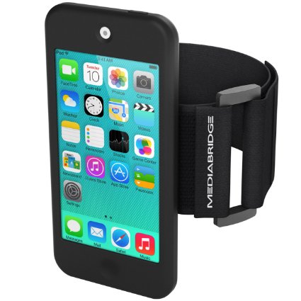 Armband for iPod Touch - 5th / 6th Generation ( Black ) - Model AB1 by Mediabridge (Part# AB1-IPT5-BLACK )
