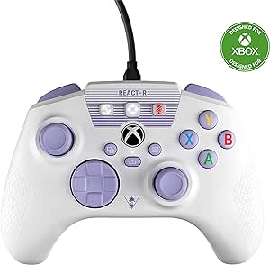 Turtle Beach REACT-R Controller Wired Game Controller – Licensed for Xbox Series X|S, Xbox One & Windows – Audio Controls, Mappable Buttons, Textured Grips - Spark