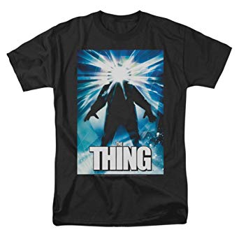 The Thing Science Fiction Horror Thriller Movie Poster Adult Mens T-Shirt