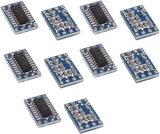 HiLetgo 10pcs Mini RS232 to TTL MAX3232 to TTL Level Converter Board Serial Converter Board RS232 to TTL Serial