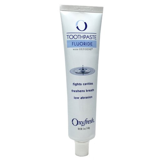 Oxyfresh Fluoride Toothpaste: For Long-Lasting Fresh Breath & Healthy Gums. Dentist recommended. No Artificial Colors, Low-Abrasion.