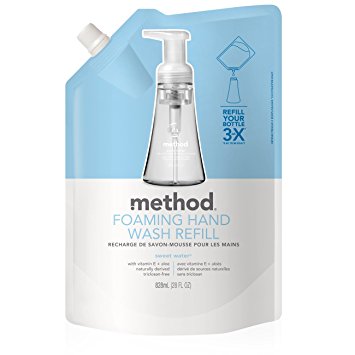Method Naturally Derived Foaming Hand Wash Refill, Sweet Water, 28 Ounce