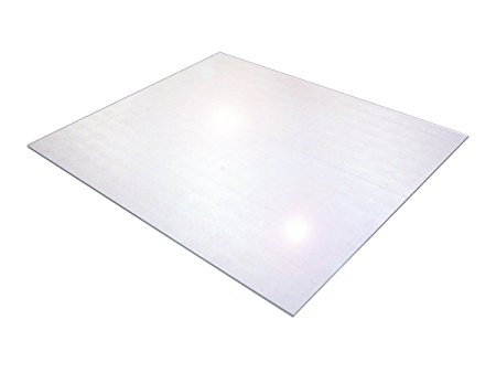 Floortex Polycarbonate XXL Office Mat for All Pile Carpets, 60" x 79", Rectangular, Clear (FR1115020023ER)