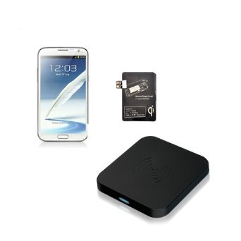 CHOE Qi Wireless Charger for Galaxy S3 I9300 Including Wireless Charging Pad and Wireless Charging Receiver