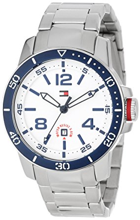 Tommy Hilfiger 1790846 Stainless Steel with Blue Bezel Sport Watch