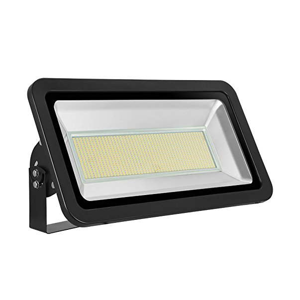 Coolkun 500W LED Flood Lights,Super Bright Work Lights,Warm White Outdoor and Indoor IP65 Waterproof Security Light for Garage, Garden, Lawn and Yard