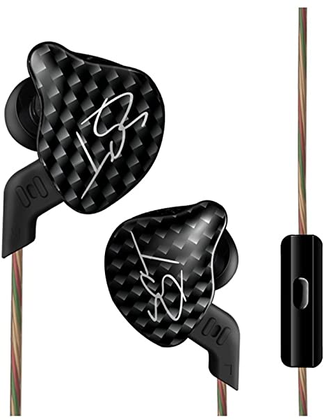 KZ ZST Dynamic Hybrid Dual Driver In Ear Earphone (Without Microphone Black)